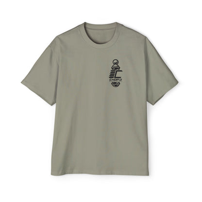 Chop'd Logos Men's Heavy Oversized Graphic Tee
