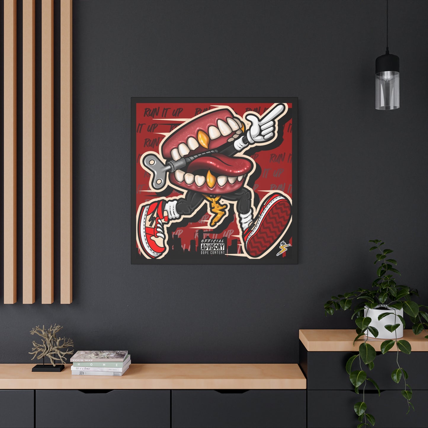 Run It Up - Matte Canvas, Stretched, 1.25"
