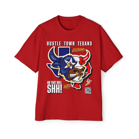 “Hustle Town Texans” Heavy Oversized Tee