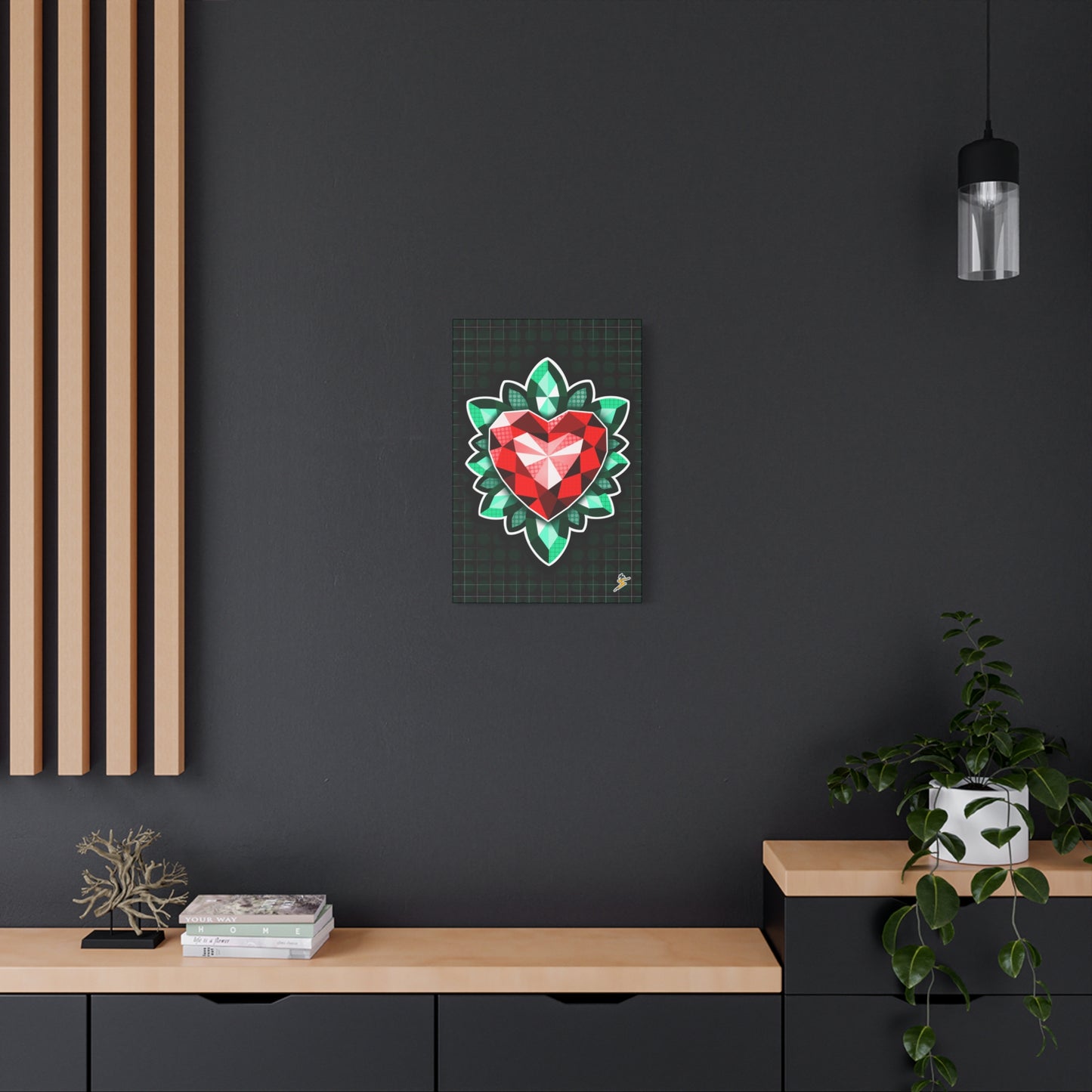 Rose Diamond - Matte Canvas, Stretched, 1.25"