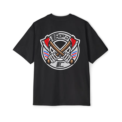 Chop’d Oversized Vintage Retro Skeleton Hands & Axe