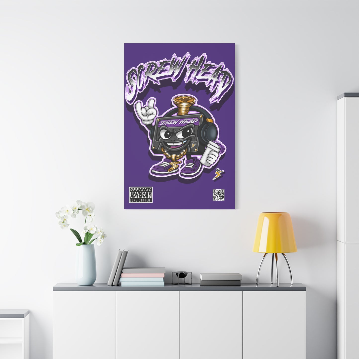“Screw Head” - Matte Canvas, Stretched, 1.25"