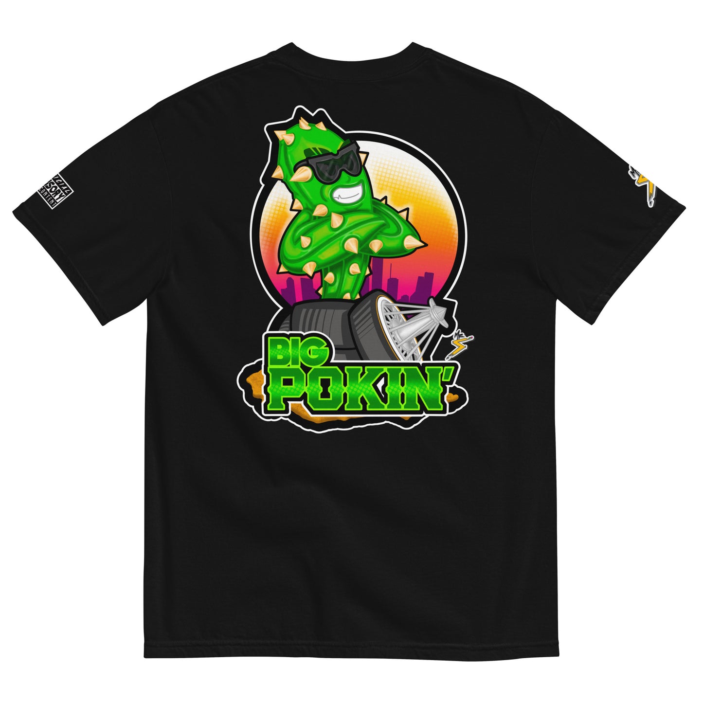 “ Big Pokin “ Unisex garment-dyed heavyweight t-shirt