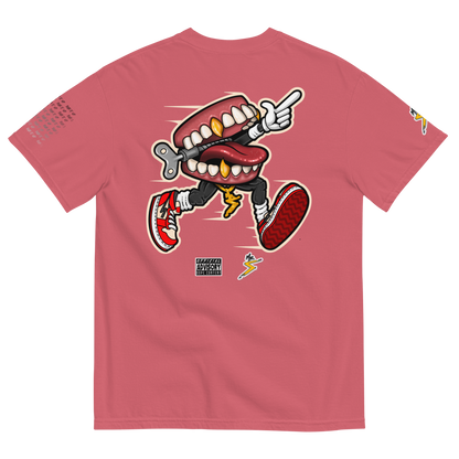 “Run It Up” Unisex garment-dyed heavyweight t-shirt